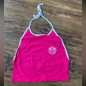 Urban Outfitters Pink Crop Top